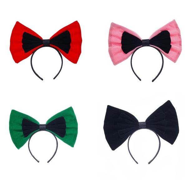

other event & party supplies women huge bow headdress elegant big bows headband hairy po props halloween hairband for special