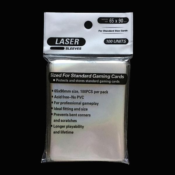 

card holders x7ya 100pcs broken gemstone glass flashing film 61x88mm/65x90mm seal sleeve, Brown;gray