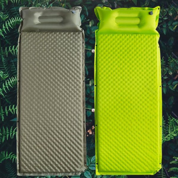 

parts rv outdoor camping single person automatic inflatable pad supplies moisture-proof sleeping beach folding