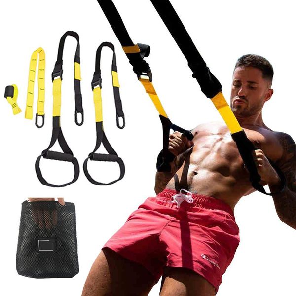 

resistance bands fitness training strength pull rope sport exercise home gym workout hanging strap suspension band set
