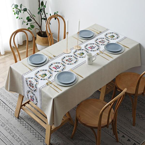

table cloth luxury rectangular waterproof pvc dinning decoration accessories modern mesas de comedor home decor bd50tc