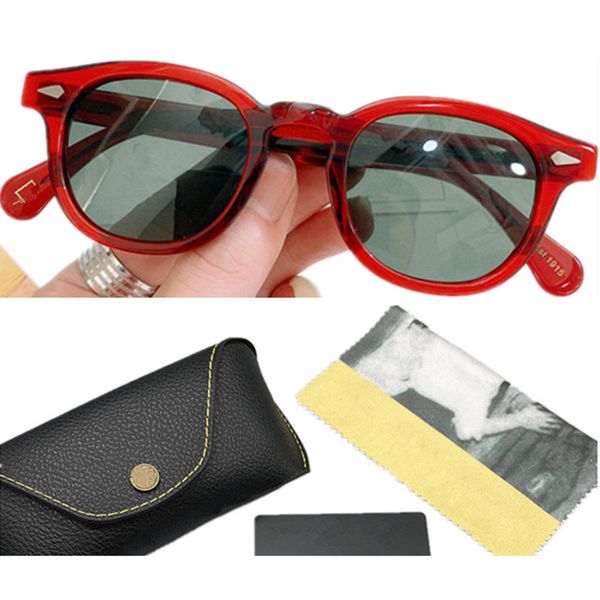 

retro-vintage tinted sunglasses uv400 johnny depp star italy imported round plank fullrim l m s men women polarized goggles fullset design b, White;black