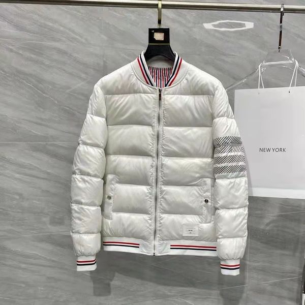 

designer luxury man's down jacket fashion men's casual jacket, Black