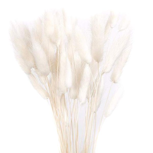 

dried flower bouquet artificial lagurus ovatus decoration for home el wedding g10 decorative flowers & wreaths