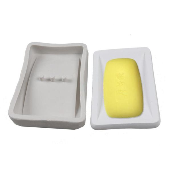 

craft tools diy silicone soap box holder mold cake baking concrete crafts toilet bath household mould