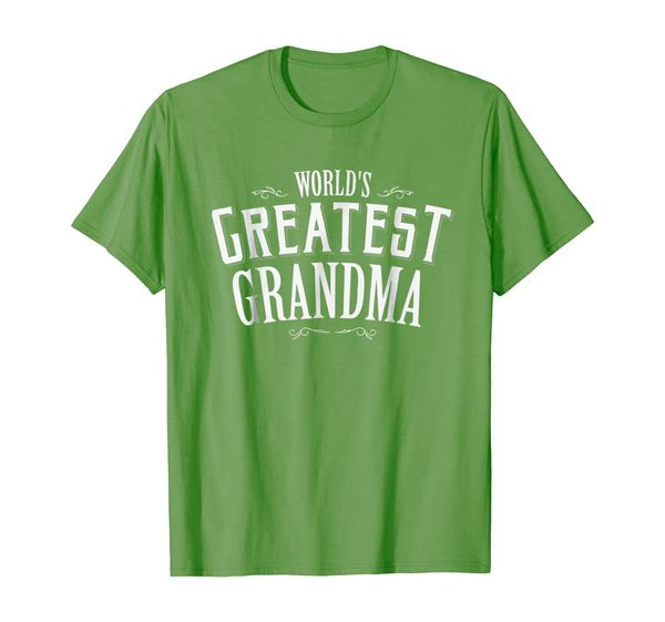 

vintage world's greatest grandma t-shirt mother's day gift, White;black