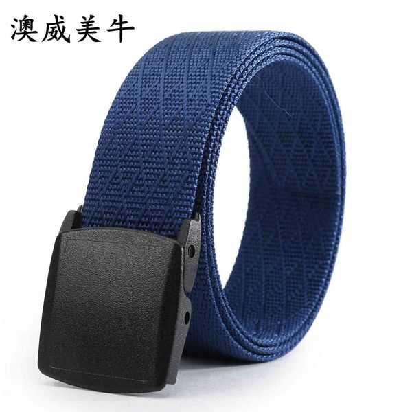 

durable fashion the felt men's nylon belt evergreen versatile jeans, Black;brown