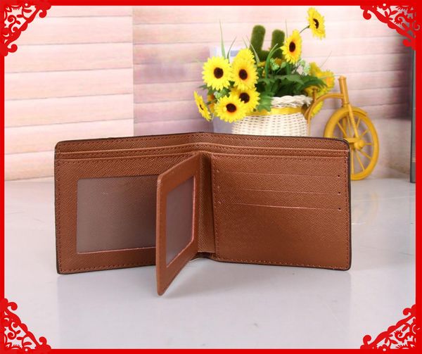 

selling luxurys designer wallets fashion business vintage classic stars floral letter men purse credit card zip clip bill holder mens wallte, Red;black