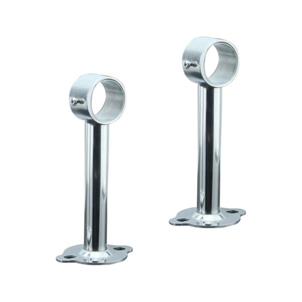 

shower curtains 2pcs 32mm stainless steel closet rod bracket wardrobe mounting pipe heavy duty curtain for balcony bathroom