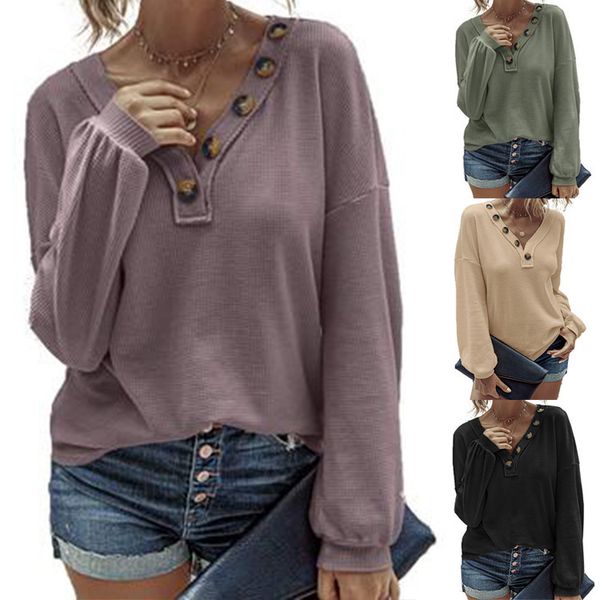 

fashion sweater fine woolen products sell well fall 2021 v-neck long sleeve slim fit women's t-shirt, White;black