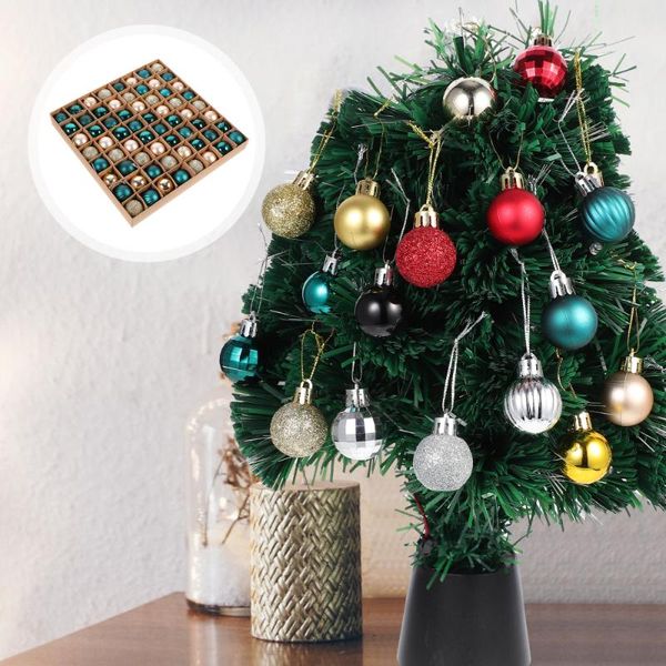 

party decoration 64 pcs multipurpose christmas ornaments gifts tree balls