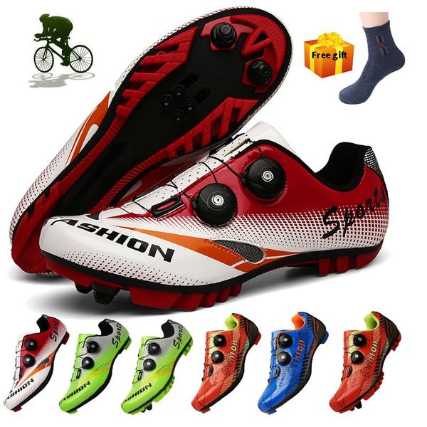 

2021mtb cycling shoes men sport professional athletics light mountain bike sneakers sapatilha ciclismo racing outdoor hombre footwear, Black