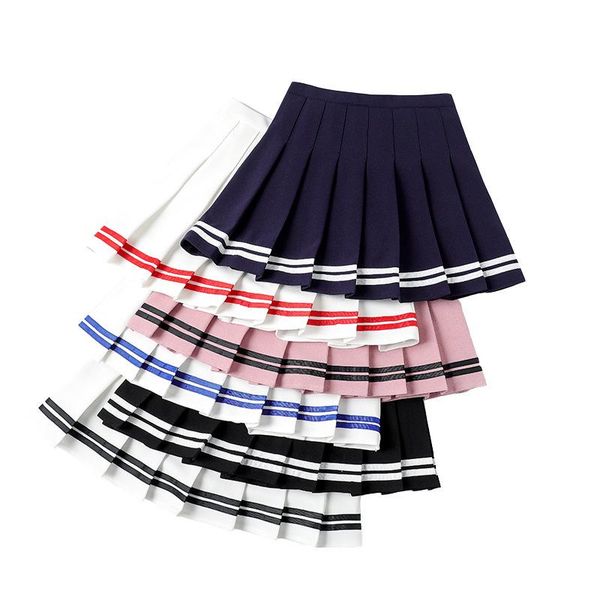 

skirts japan sweet lolita skirt women gothic clothes pleated college style cute girl soft high-waisted harajuku mini short, Black