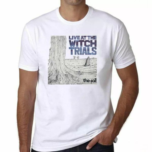 

the fall live at the witch trials white men's t-shirt shirt, kids, White;black