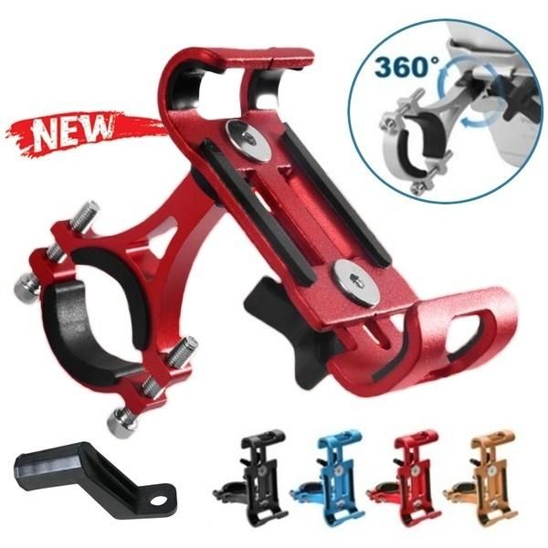 

car & truck racks motorcycle bike phone holder aluminum alloy anti-slip bracket gps clip universal bicycle stand for all smartphones