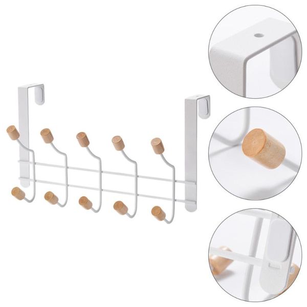 

pcs 1 bag wall-mounted scarf hooks coat creative garment (white) & rails