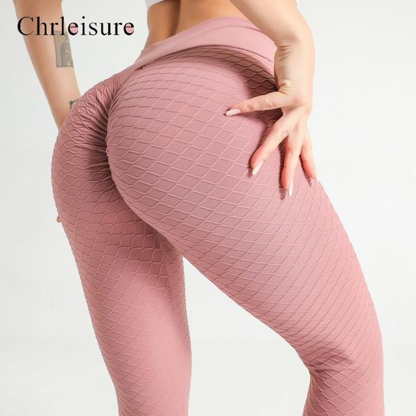 

women's leggings chrleisure high waist legging women gym workout running trousers fitness push up casual, Black