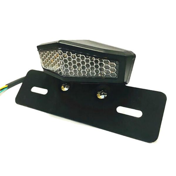 

emergency lights red + amber led turn signals tail light universal waterproof 12v brake