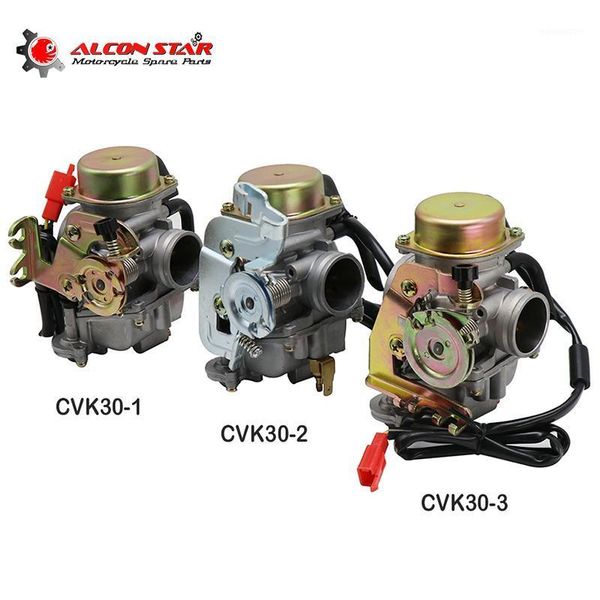 

alconstar- carburetor cvk30 with heater for scooter atv utv manco talon linhai aeolus vog bighorn 260 300 tank yp2501