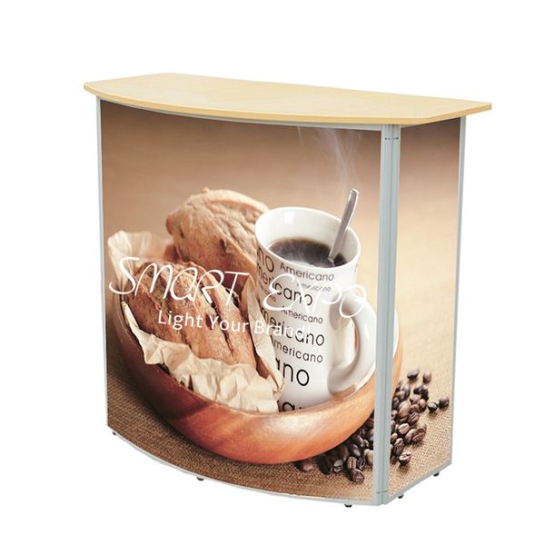 

portable marketing table gear edged display counters retail supplies
