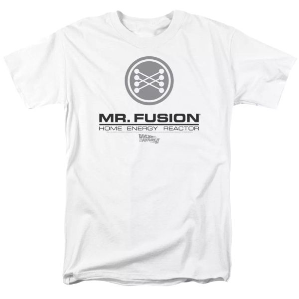 

back to the future ii mr. fusion logo t-shirt sizes s-3x new, White;black