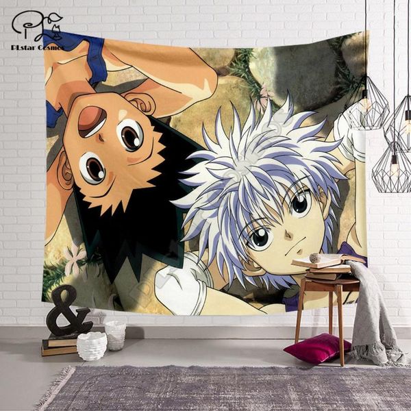 

tapestries full-time anime pattern funny cartoon blanket tapestry 3d printed tapestrying rectangular home decor wall hanging style-3