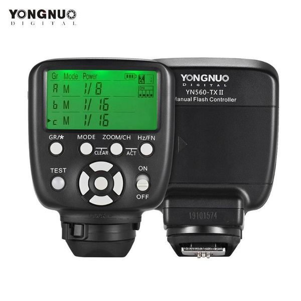 

yn560-tx ii wireless flash trigger controller trasmitter for yongnuo yn-560iii yn560iv rf-602 rf-603 flashes