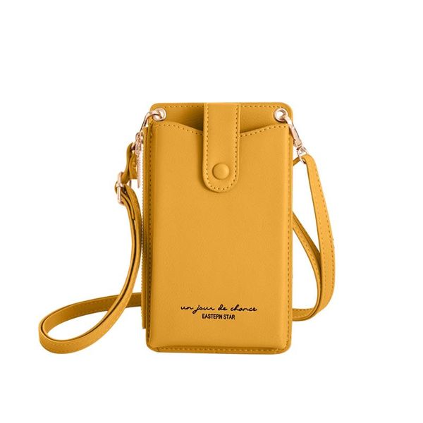 

cross body high-end leather shoulder wallet women's fashion multifunctional mini mobile phone bag large capacity card holder messenger