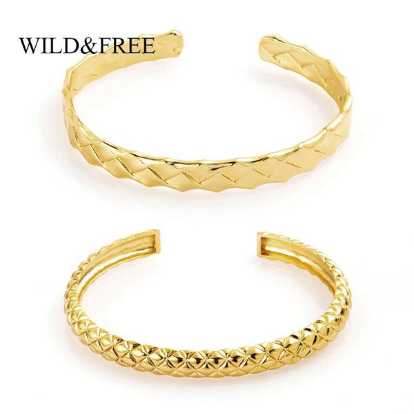 

wild & trendy adjustable gold weave cuff bangles for women copper fashion jewelry 2021 friends gifts bangle, Black
