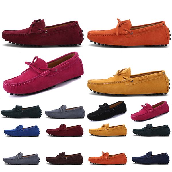 

2021 non-brand men running shoes triple black royal blue brown purple green mens fashion trainer sneakers outdoor jogging walking