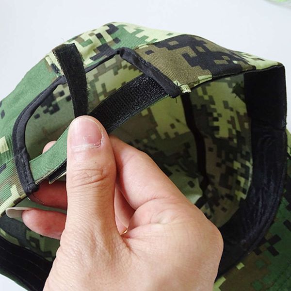 

ball caps camouflage summer student training adjustable flat cap for military fans, Blue;gray