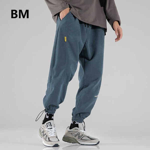 

streetwear fashion sweatpants korean style hip hop sport joggers kpop pants men clothing 2020 black running pants male p0811
