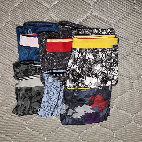 

2021 designer men boxers underpants quick dry swimwear beachpants short briefs pants graffiti print shorts leggings trunks boxer, Black;white
