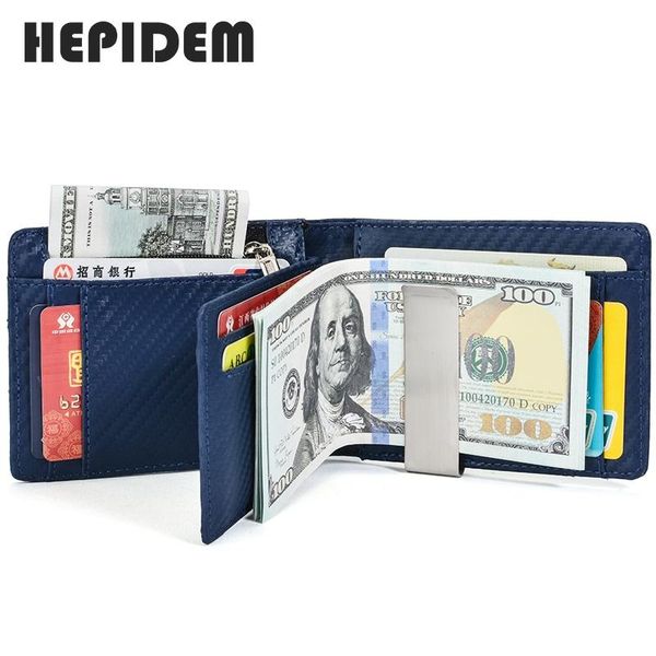 

wallets blocking genuine leather slim wallet 2021 short front pocket money dollar bill purse for men, Red;black