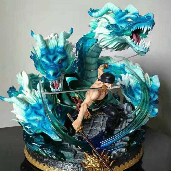 

japanese pirate king blind box nine knife flow sauron raytheon luffy anime hand-made model toy ornaments