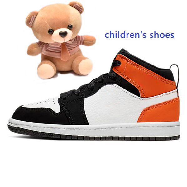 

kaws designer sneakers og jam 1s children's basketball shoes boys girls bred baned toddlers new born baby trainers kids boy girl sneake