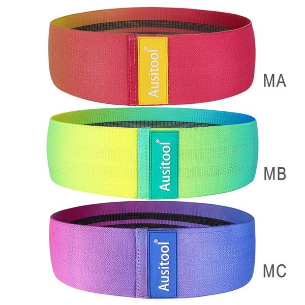 

fitness yoga working belt elastic bands equipment booty exercise resistance band pilates gradient color home rubber