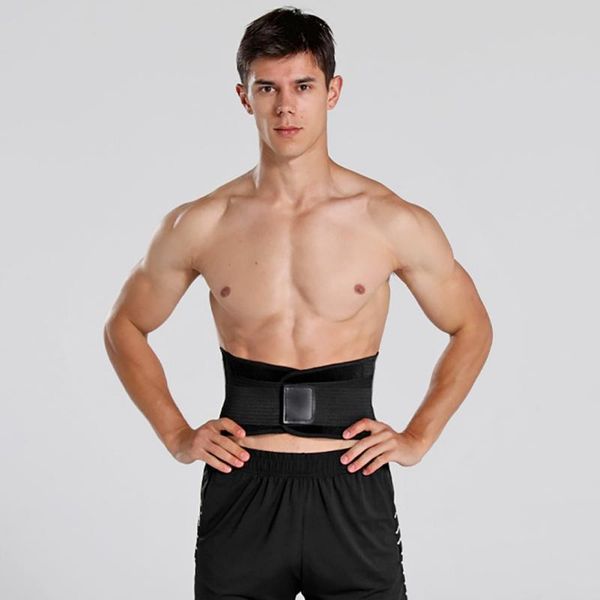 

support belt adjustable lumbar pain relief for exercise fitness weight lifting squat sport safety accessories waist, Black;gray