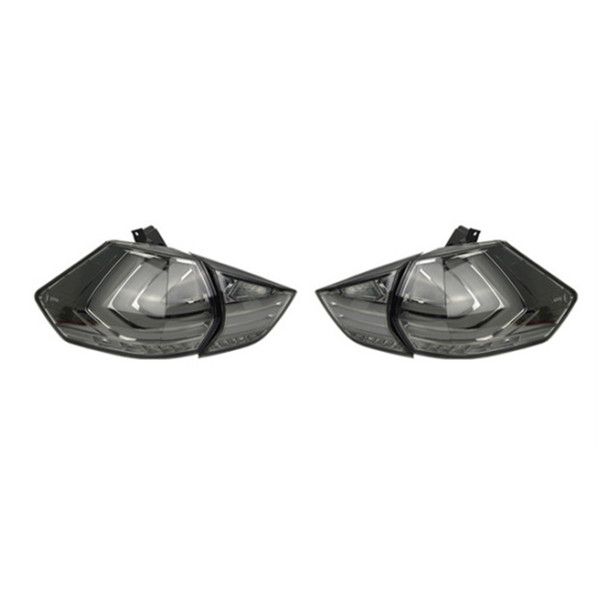 2 pcs carros luzes de cauda para nissan x-trail 2014-2016 luzes traseiras led lâmpada de sinal drl executando luz luz nevoeiro anjo olhos