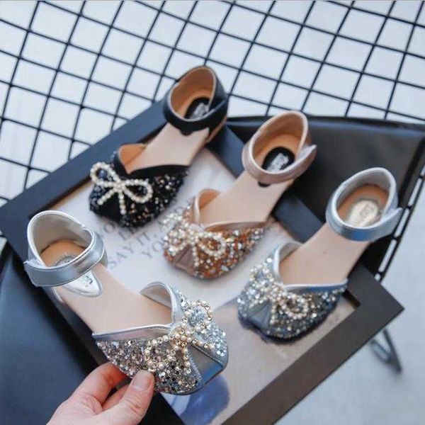 Детская обувь для девочек Мода Детская малыша принцесса обувь с бабочко-узлом платье свадебная вечеринка девушки обувь мягкие детские сандалии