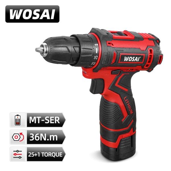 

professiona electric drills wosai 16v cordless drill screwdriver mini wireless power driver dc lithium-ion battery 3/8-inch