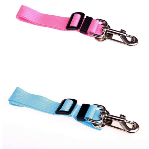 

dog collars & leashes 42-68 cm vehicle car seat belt seatbelt harness lead clip pet cat safety happy gifts nylon fabric pink bl
