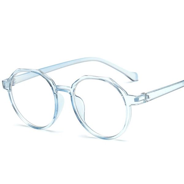 

fashion sunglasses frames women men round glasses frame female brand designer gafas de sol spectacle plain eyeglasses eyewear for, Black