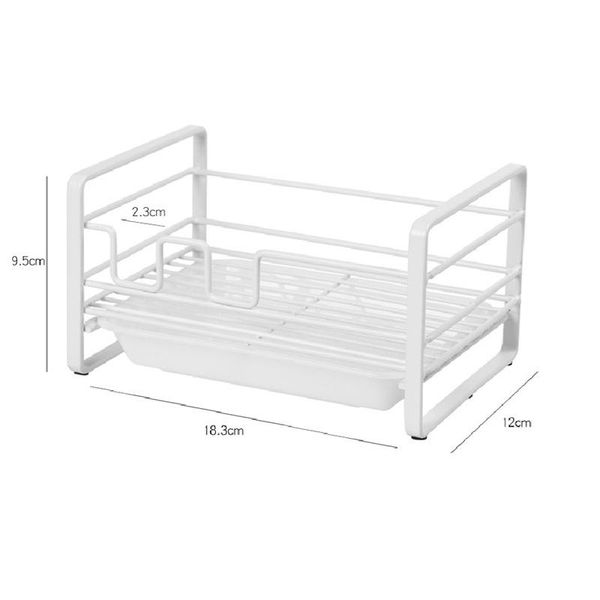 

hooks & rails sink sponge drainage storage rack clean steel ball kitchen counterbowl brush rag soap non-slip