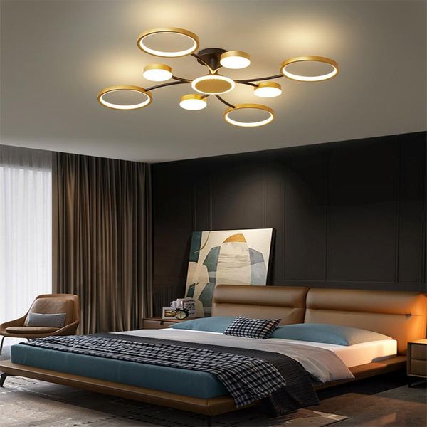 

modern led chandelier bedroom lamp living room dining pendant lamps