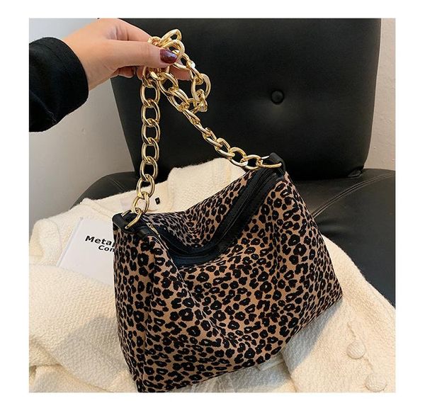 

evening bags fashion leopard pattern shoulder women bag 2021 hand personality wild pu leather designer purses and handbags