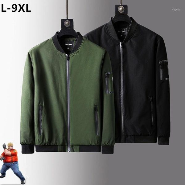

men's jackets windbreaker jacket men korean style black clothing spring autumn bomer coat male fashion loose young plus size 5xl 8xl 9x, Black;brown
