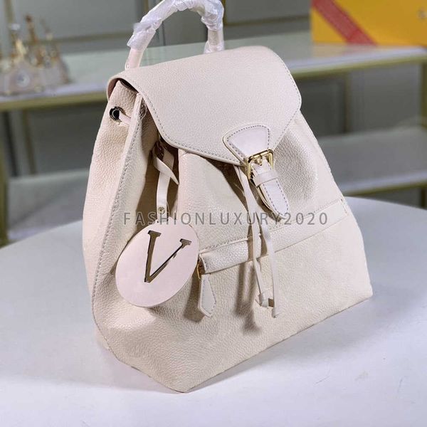 

designer luxury bag design hand montsouris backpack shoulder women backpacks chest pack flower letter genuine leather pa women's leathe