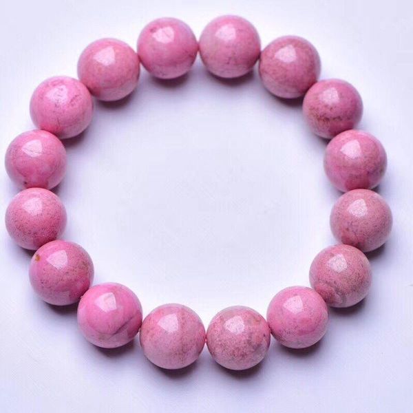 

drop pink natural stone bracelet round beads elasticity line luck for women girl fresh single lap jewelry beaded, strands, Black