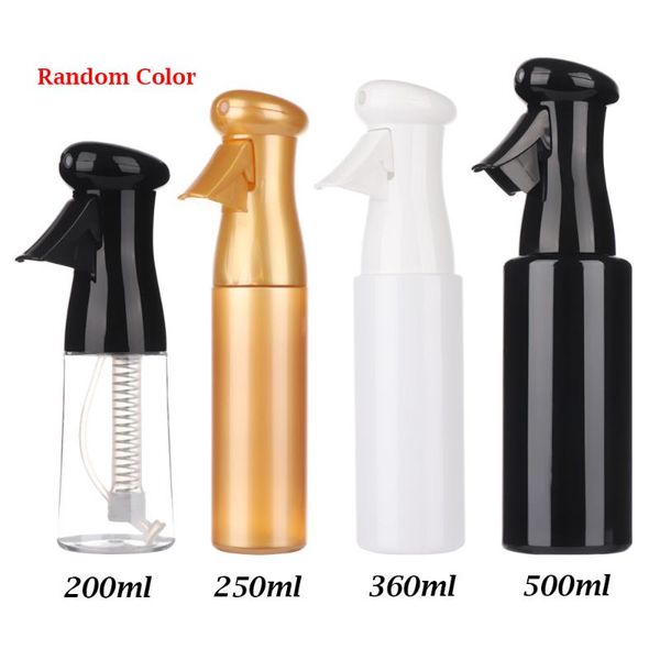 

spray refillable bottle random color empty sprayer liquid container fine mist water hairdressing salon tools storage bottles & jars